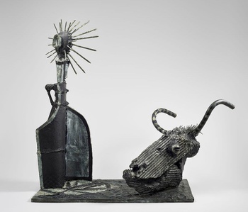 1543 Picasso Crane de chevre bouteille et bougie