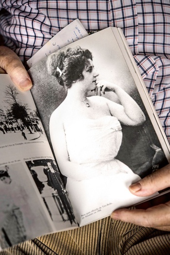 Ken Leon Van Audenhaege foto Blanche Delacroix minnares koning Leopold II van Belgie boek Tres Belle BRUZZ ACTUA 1583