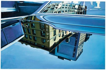 1528 photorealism Richard Estes- Car Reflections- 1969- Private Collection