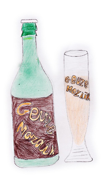 tekening geuze mozaik