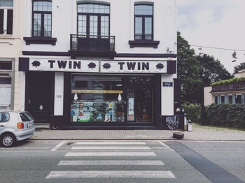 De Twin Shop op de Waterloosesteenweg in Ukkel. © M.D.
