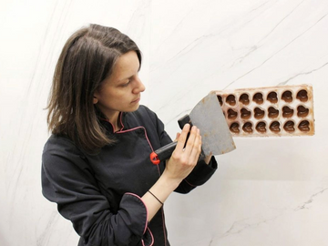 Vanessa Renard opende eind 2018 haar eigen chocoladeboetiek in Etterbeek.