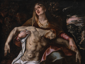 Een vermoedelijk vijfde schilderij van Michelangelo, getiteld 'Pietà spirituali' bevindt zich in Brussel, in handen van een anoniem privé-eigenaarskoppel.