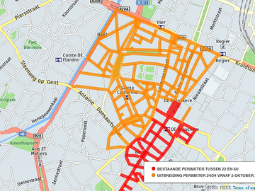 Uitbreiding perimeter alcoholverbod brussel centrum vanaf 5 oktober 2020