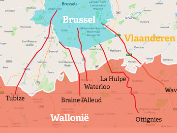 Fietscorridors uit Wallonië naar Brussel