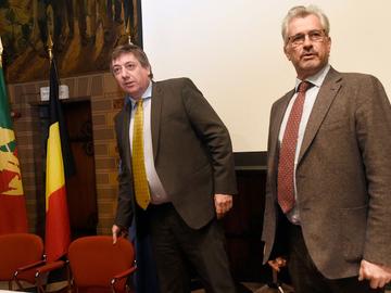 Jan Jambon en Bernard Clerfayt.