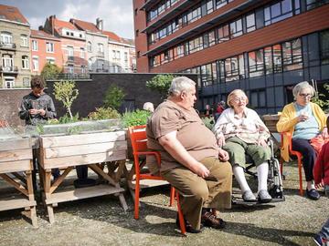 Intergenerationele tuin in Sint-Joost-ten-Node