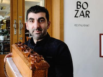 Karen Torosyan, chef in Bozar Restaurant.
