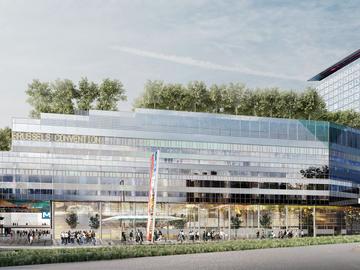 Neo 2 van Jean Nouvel moet tegen 2024 verschijnen: een congrescentrum voor vijfduizend man en een viersterrenhotel