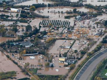 24 november 2019 in Saint-Tropez: de gevolgen van de klimaatopwarming worden voelbaar in Europa