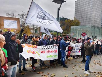 26 november 2019: manifestatie aan het kabinet van Maggie De Block (Open VLD)