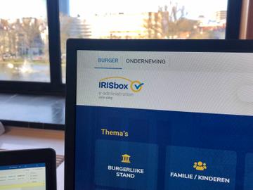 Irisbox computer scherm Flagey ICT