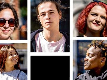 Zinaida, Milan, Laura, Diva en Loubna, Brusselse jongeren tijdens de corona-lockdown