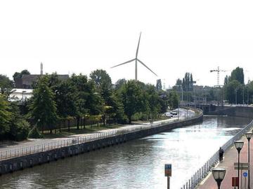 windturbine Anderlecht Veeweidekaai