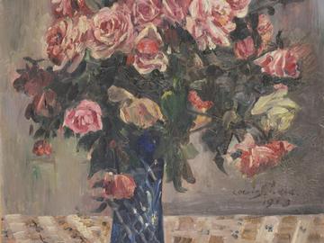 Lovis Corinth schilderde 'Bloemenstilleben' in 1913. De nazi's namen het in Brussel in beslag.
