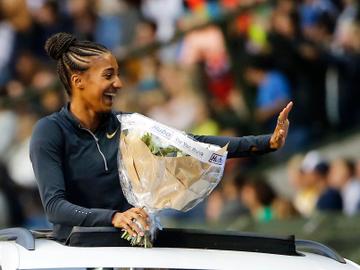 Zevenkampster Nafi Thiam maakt opnieuw haar opwachting in het Koning Boudewijnstadion.