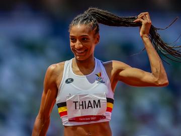 Nafi Thiam is de eerste Belgische die erin slaagt haar olympische titel te verlengen.