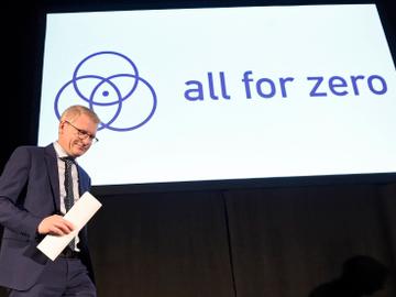Federaal minister van Mobiliteit Georges Gilkinet op de voorstelling van het interfederaal plan voor verkeersveiligheid