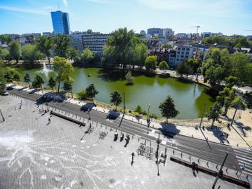 /De vijvers van Elsene aan het Flageyplein en het Heilig Kruisplein