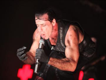 Rammstein tijdens een concert in 2009 in Antwerpen