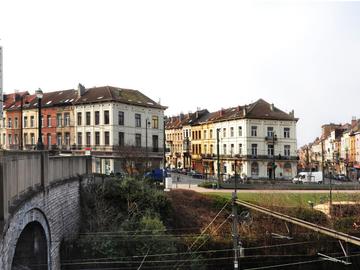 Het Verboekhovenplein in Schaarbeek, beter gekend als 'De Berenkuil': de zuidzijde in 2013