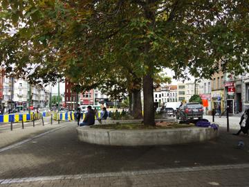 Het Liedtsplein in Schaarbeek