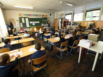 Een klas in het Brussels onderwijs