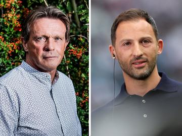 8 februari 2023: Frankie Vercauteren en Domenico Tedesco, nu ook officieel de nieuwe technisch directeur en bondscoach van de Koninklijke Belgische Voetbalbond (KBVB)