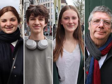 Schoolvakanties in Franstalig secundair onderwijs Beatrice, Clément, Jeanne en leerkracht Thierry.