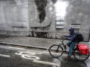 8 maart 2023: Brussel ontwaakt onder een laagje sneeuw