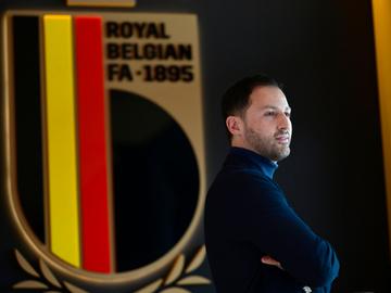 Domenico Tedesco, sinds 8 februari 2023 bondscoach van de Rode Duivels, de Belgische nationale voetbalploeg