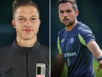 Dries Bloemen (links) vervangt Thibaut Meyer (rechts) als physical coach van RSC Anderlecht