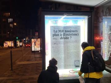 De posters van Vigilance Cordon Sanitaire.