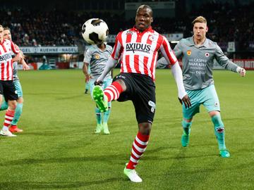 Mathias Pogba tijdens een wedstrijd met Sparta Rotterdam in de Nederlandse Eredivisie Seizoen 2016-2017.