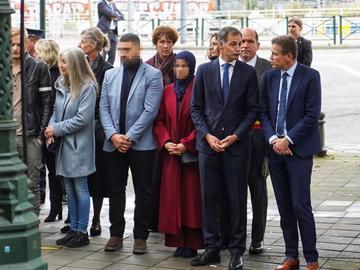 16 oktober 2024: herdenking aanslag Zweedse voetbalsupporters 16 oktober 2023