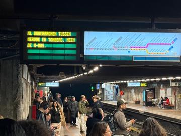 Metrostation Tomberg in Sint-Lambrechts-Woluwe