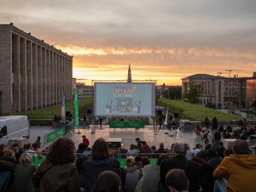 Brussels Short Film Festival - openair screening Mont des Arts/Kunstberg