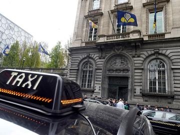 20180110 Taxichauffeurs protest Brussels Parlement 1380 920px