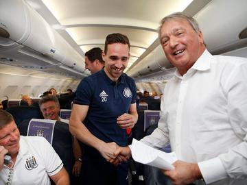 Hein Vanhaezebrouck Sven Kums Herman Van Holsbeeck RSC Anderlecht RSCA