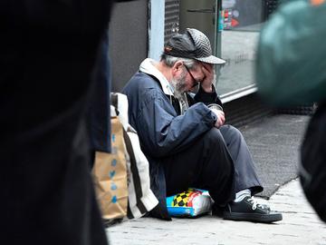 Bedelaar bedelen bedelarij armoede dakloos daklozen straatbewoners