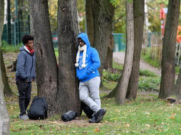 Vluchtelingen Maximiliaanpark