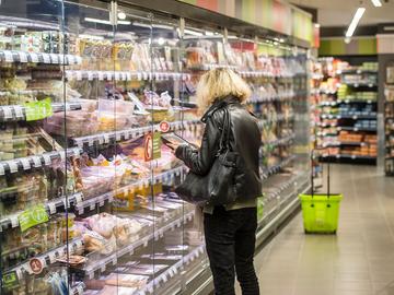 Carrefour express winkelrek consumptiemaatschappij winkelen supermarkt