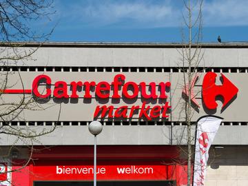 Carrefour winkel supermarkt logo 3
