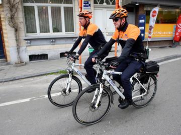 Fietsbrigade politie Elsene