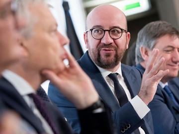 Charles Michel MR eerste minister premier Jan Jambon N-VA minister binnenlandse zaken Didier Reynders MR minister buitenlandse zaken