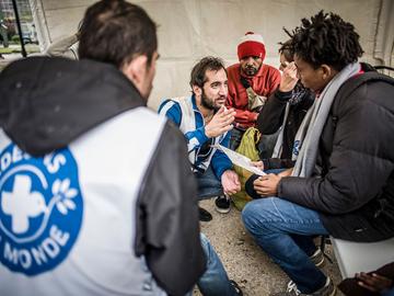 Maximiliaanpark vluchtelingen dokters van de wereld