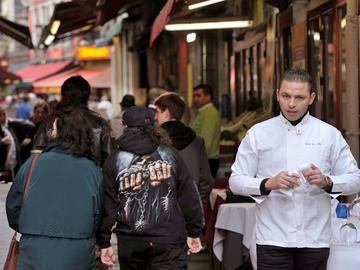 Beenhouwersstraat Rue des bouchers restaurants horeca toeristen 2