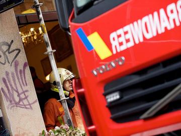 Brandweer pompiers hulpdiensten Beenhouwersstraat Taverne du Passage