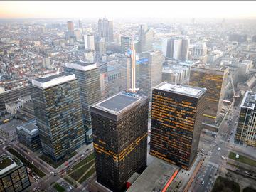 Noordwijk WTC-torens Noordstation Albert II-laan