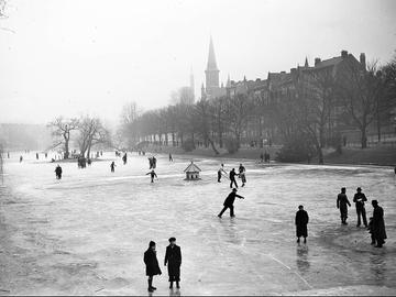 1941 1942 Vijvers van Elsene verhuur van schaatsen door Winterhulp